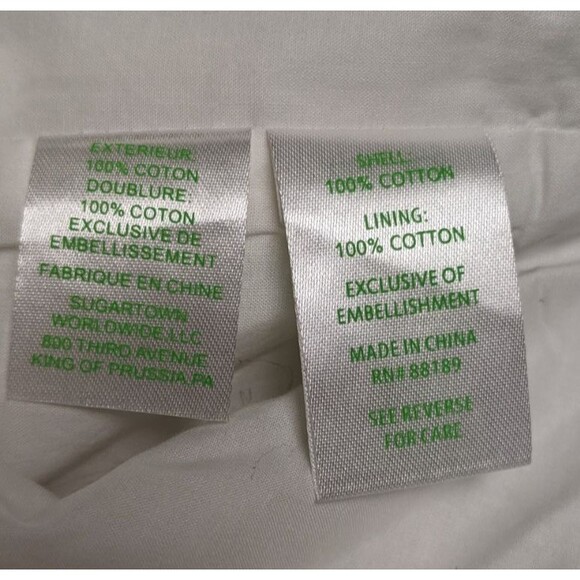 NWT~ Wmn's Lilly Pulitzer Janice Shift Dress White/Gold Beaded Resort/Cruise 10 - Picture 16 of 16